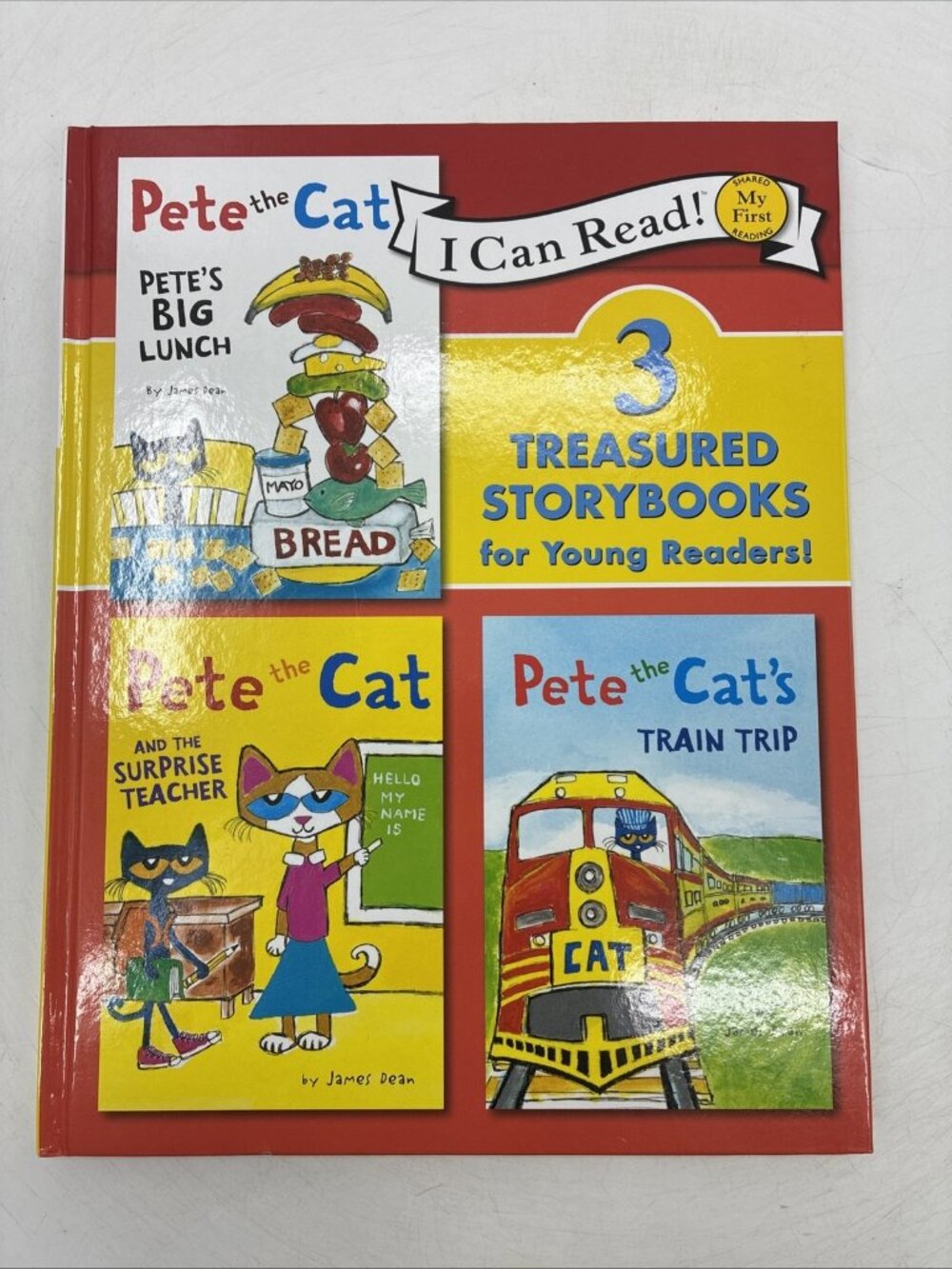 Pete the Cat I Can Read! 3 Treasured Storybooks Collection James Dean Hardcover
